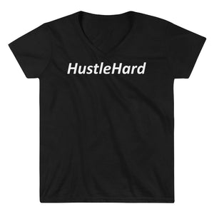 HUSTLE HARD Women's Casual V-Neck Shirt