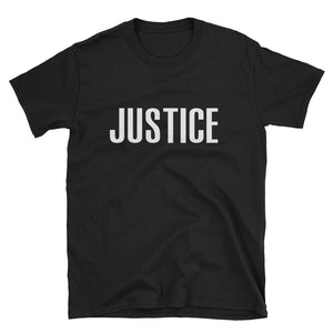 JUSTICE TEXT Short-Sleeve Unisex T-Shirt